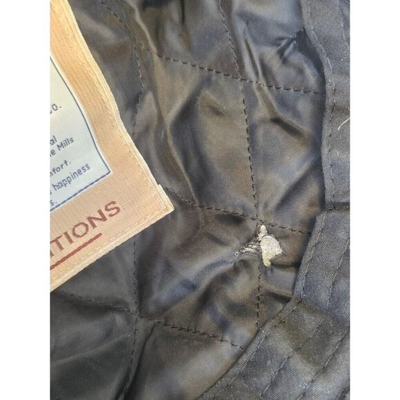 Heritage Traditions Retro Paperboy Cap Wool Patchwork Olive Brown Stretch Band O - Picture 9 of 10